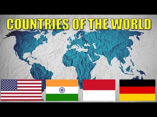 WORLD COUNTRIES - Learn All Countries of the World with Flags and Names