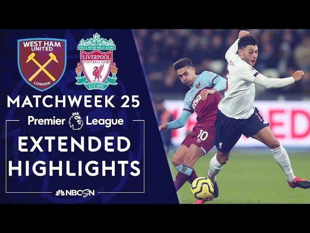 West Ham United v. Liverpool | PREMIER LEAGUE HIGHLIGHTS | 1/29/20 | NBC Sports