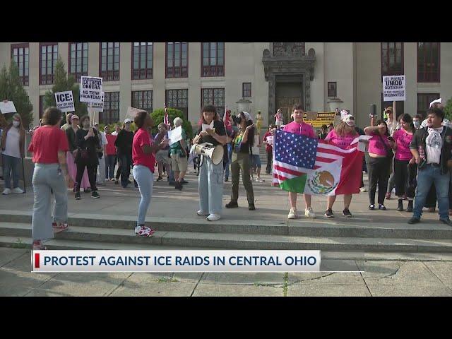 Central Ohio protest against ICE raids