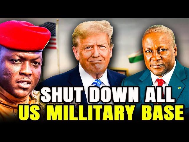 The New President Of Ghana Blasts Akufo Addo And Works With Traore To Shut Down US Millitary Base.