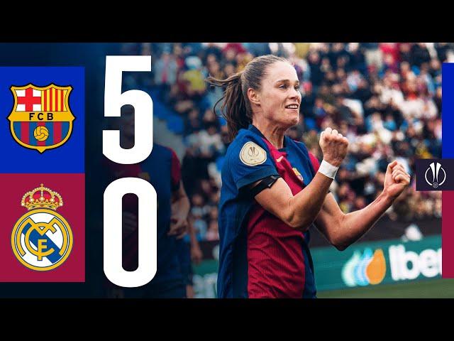 SPANISH SUPERCUP FINAL | FC BARCELONA 5 vs 0 REAL MADRID 