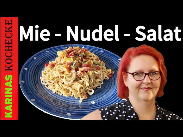 Gesunder Mie-Nudel-Salat für Allergiker | Histaminarm & Vegetarisch | 10 Minuten Rezept