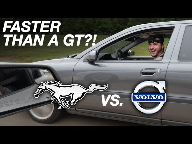 WHO HAS THE FASTEST DAILY?! Turbo Volvo vs. Mustang GT!