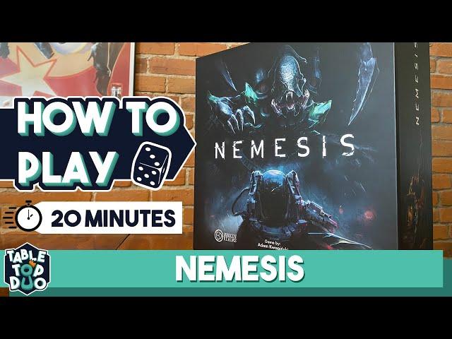 How to Play Nemesis Board Game in 20 Minutes (Nemesis Rules)