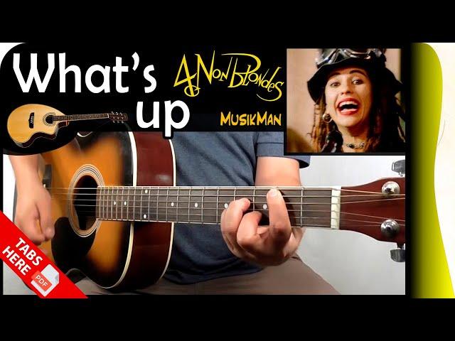 WHAT'S UP  - 4 Non Blondes / GUITAR Cover / MusikMan N°132