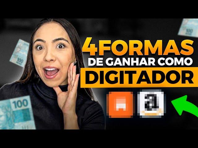 Como TRABALHAR EM CASA sendo DIGITADOR | 4 SITES para GANHAR DINHEIRO - digitador remunerado