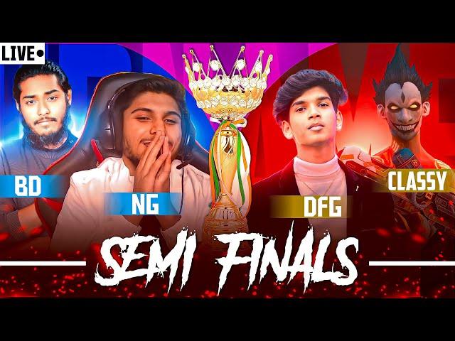 SEMI - FINALS( DAY 8 ) - CS LIMITED TOURNAMENT DFG, NXT, NG, BD, FREE FIRE TELUGU LIVE #DFG