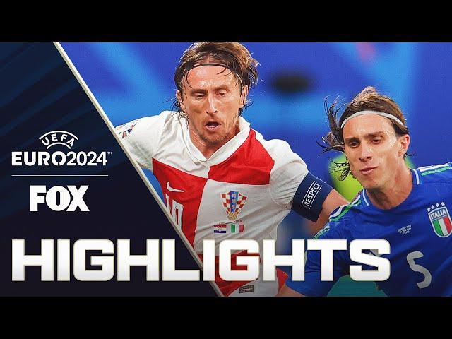 Croatia vs. Italy Highlights | UEFA Euro 2024