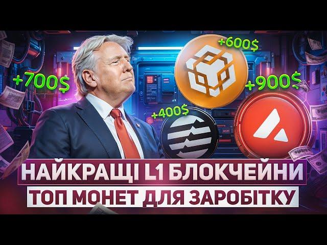 ТОП АЛЬТКОЇНІВ ДЛЯ ПОКУПКИ | НАЙКРАЩІ ПРОЕКТИ З ВЛАСНИМ L1 БЛОКЧЕЙНОМ | ЗАРОБІТОК НА КРИПТОВАЛЮТІ