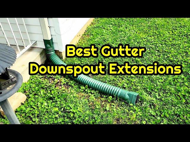 Best Gutter Downspout Drain Extensions! How To Easily Install, Change, Replace, Tips, DIY! 