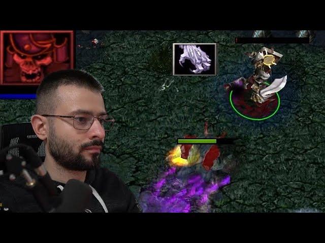 DOTA SKELETON KING vs BARATHRUM: 1 HP EPIC ESCAPE