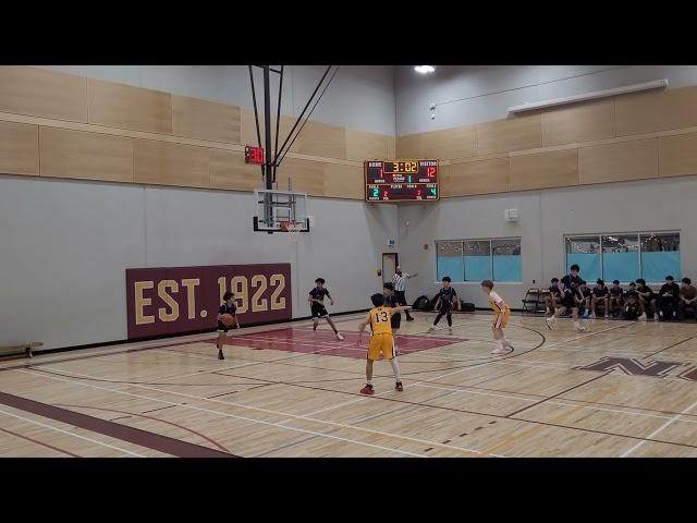 QMS Tsunami grades 7/8 vs. Burnaby North Grade 8. December 5, 2024. (W)