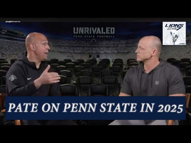 Josh Pate talks Penn State, Drew Allar, Jim Knowles, 2025 Big Ten competition and more
