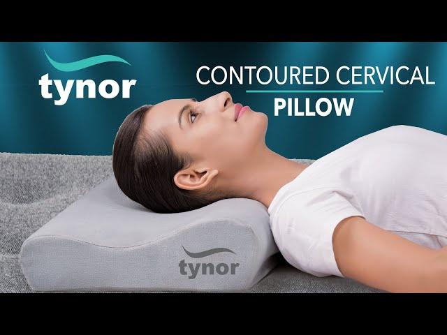 Tynor Contoured Cervical Pillow (B19) for supporting the cervical spine during sleep