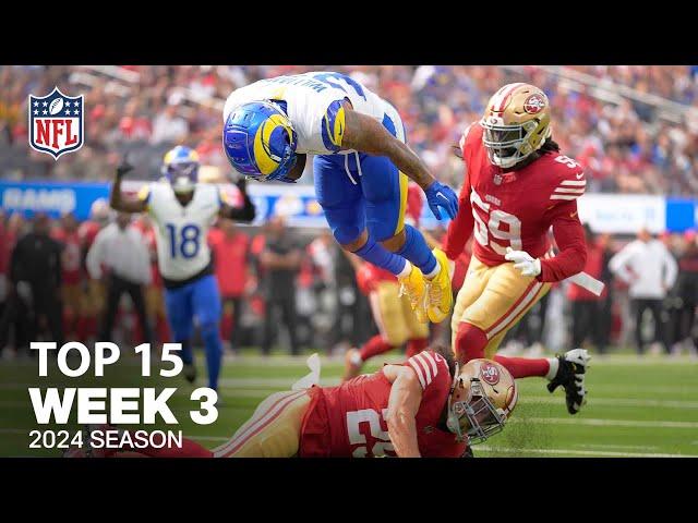 Top 15 Plays From Week 3 | NFL 2024 Season