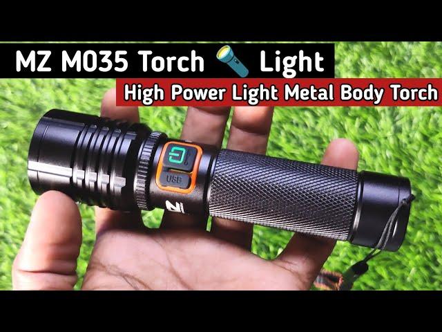 MZ M035 Torch Light  | High Brightness Torch Light | metal body Torch Light