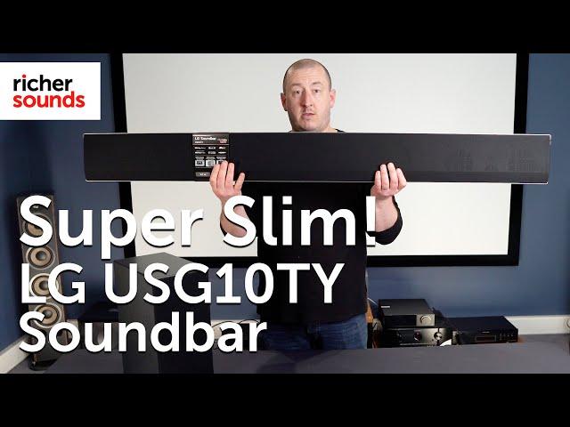 Super Slim! LG USG10TY Soundbar | Richer Sounds