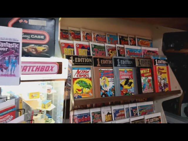 A North Carolina comic collector's  room tour 2024