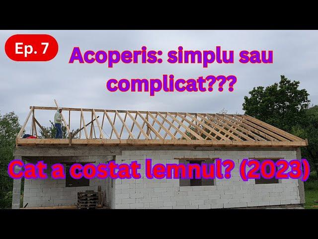 Ep 7. Cel Mai Simplu Acoperis In Doua Ape? | Roofing | #casacubter #selfbuild #asmr