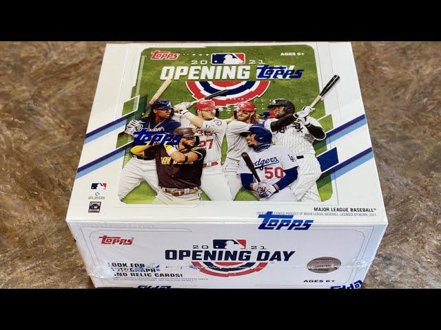 NEW RELEASE!  2021 TOPPS OPENING DAY BASEBALL CARDS!