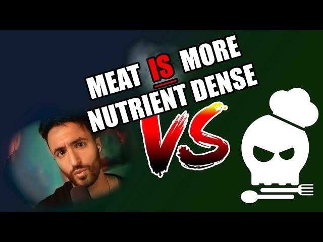 "Lifting Vegan Logic" Logic FAIL - Beef IS more nutrient dense.