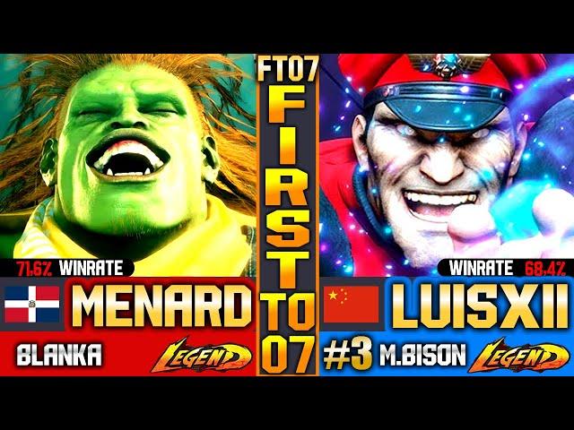 SF6 Blanka (MenaRD Vs Luís XII) M.Bison ▰ High Level