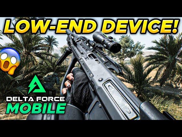 Delta Force Mobile On LOW-END DEVICE Is WOW !!