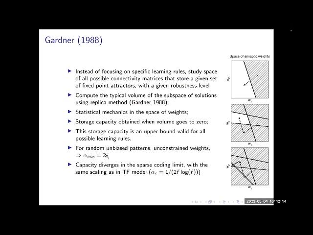 Learning and memory in brain networks: Insights from Statistical Physics  - Nicolas Brunel