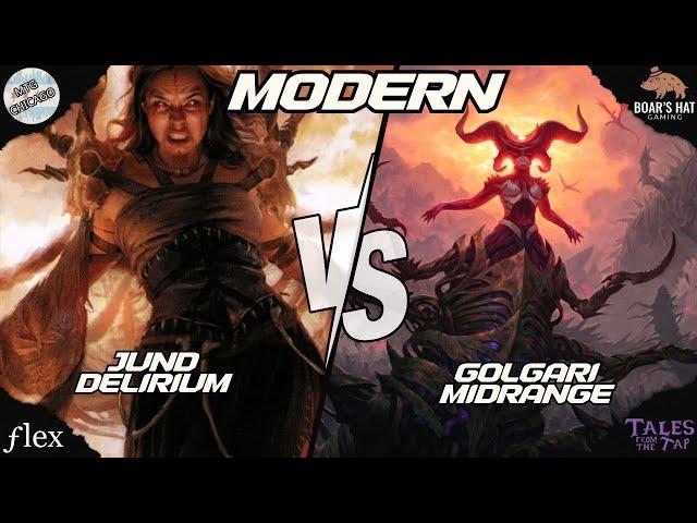 Jund Delirium VS Golgari Midrange [MTG Modern]