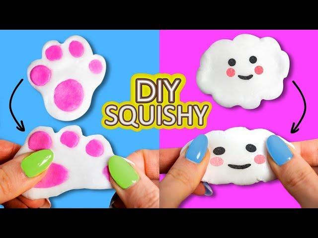 DIY АНТИСТРЕСС игрушки! СКВИШИ всего из 2 ингредиентов / Squishy СВОИМИ РУКАМИ  Afinka