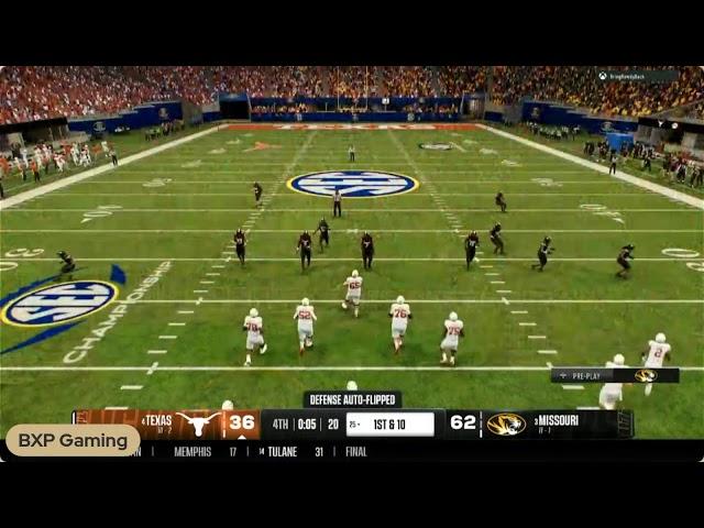 BXP Gaming! Dylan(Texas) VS Russ(Mizzou) in the SEC Championship Game!