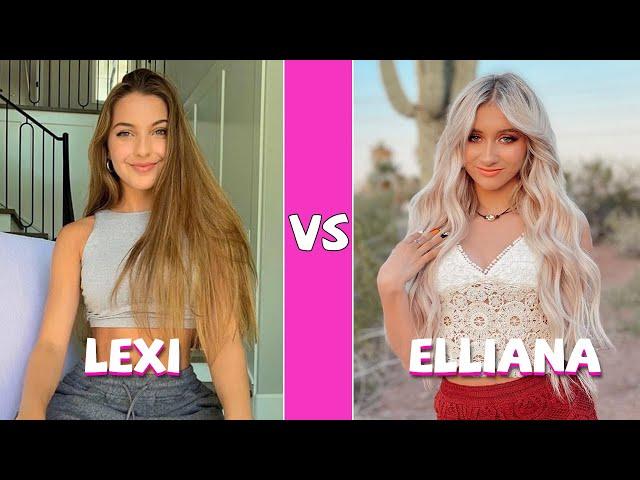 Lexi Rivera Vs Elliana Walmsley TikTok Dances Compilation