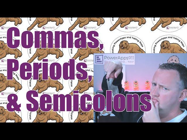 Power FX Basics: Commas, Periods, and Semicolon including why ;; sometimes