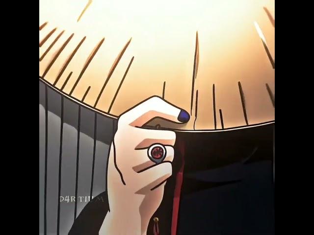 itachi appearance in hidden leaf  #naruto #itachi #otaku