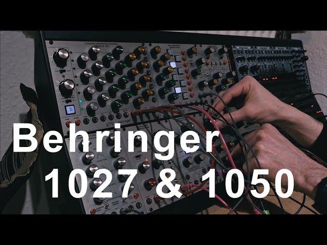 Behringer 1027 & 1050 ~ first patch