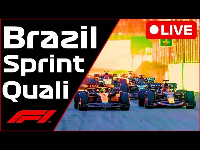 F1 LIVE - Brazil GP SPRINT QUALI - Commentary + Live Timing