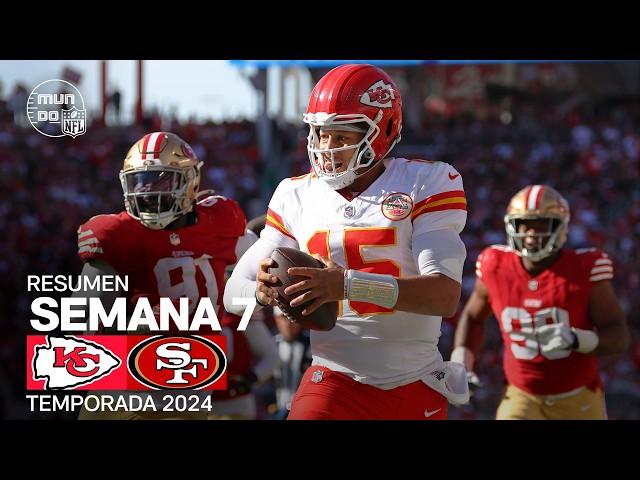 Kansas City Chiefs vs. San Francisco 49ers | Resumen en español | NFL Semana 7 - Highlights 2024