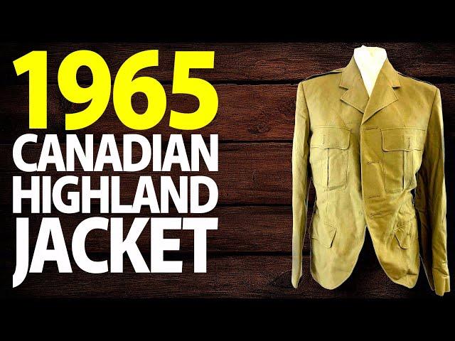 Canadian Highland Regiment Officers Cutaway Jacket 1965 N22 Review: Vintage Military Uniform