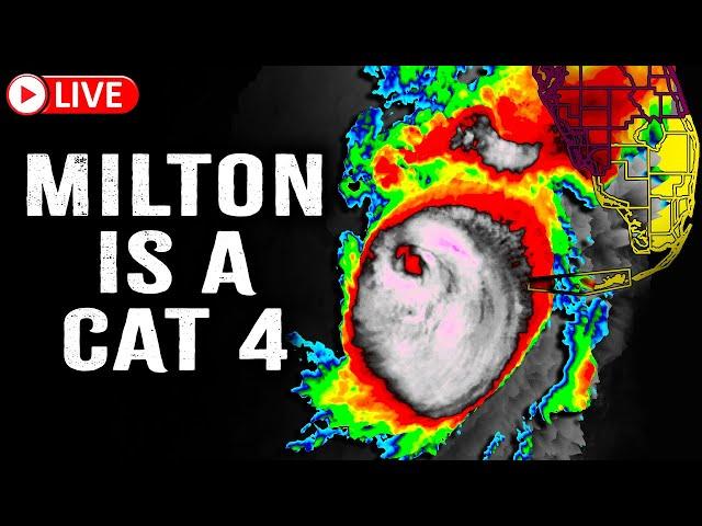 Major Hurricane Update: Milton's 8 Hours Until Catastrophic Impacts, with LIVE Cameras