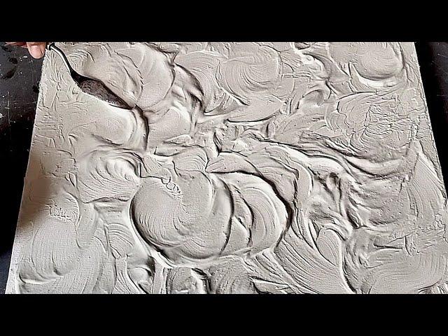 TEXTURED ABSTRACT Art On Canvas / ACRYLIC Painting Tips and Tricks