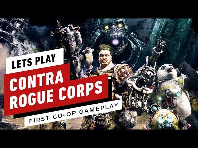 Contra Rogue Corps: First Co-op Gameplay