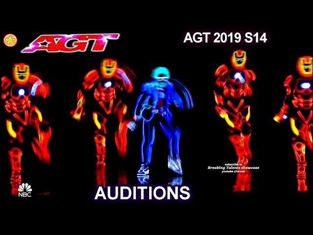 Light Balance KIDS Light-Up dancers EQUALLY AWESOME as the Older |America's Got Talent 2019 Audition