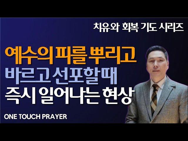 [4K] 예수 보혈 능력있도다! 보혈기도 | 보혈을 뿌리고 바르고 선포할 때 나타나는 현상 치유와 기적의 기도 | 서효원목사 원터치 기도 | 선포 기도시리즈 13.