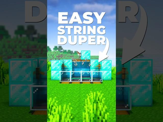 Easy String Duper in Minecraft! #minecraft #shorts