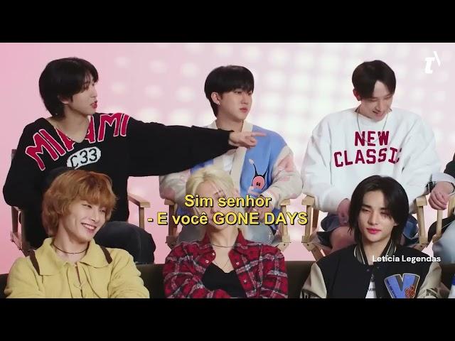 [LEGENDADO PT-BR] Stray Kids respondem perguntas uns sobre os outros