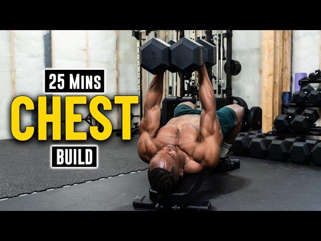 25 Minutes Complete Chest Workout With Dumbbells | Build Muscle 11