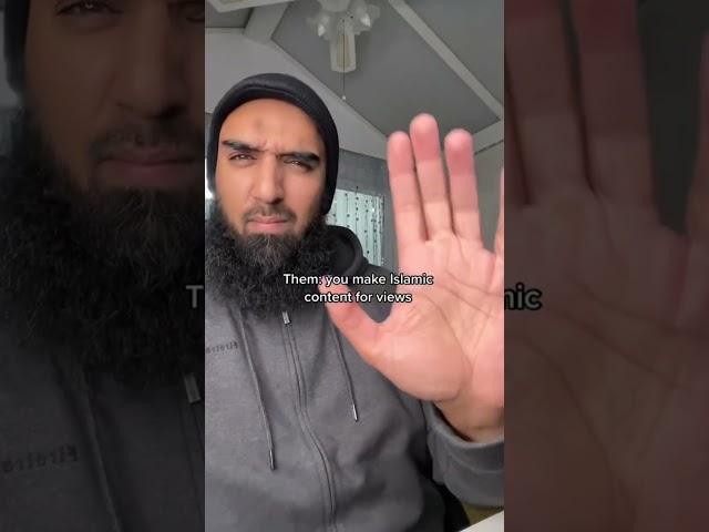 Making Islamic content for views #shorts #islam