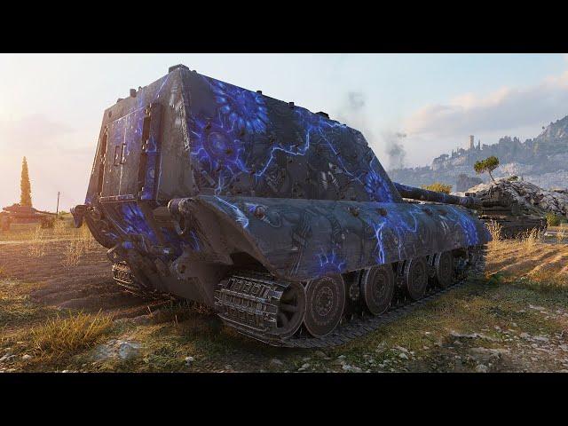 Jagdpanzer E 100 - Excellent Gameplay on the Mines Map - WoT Gameplay