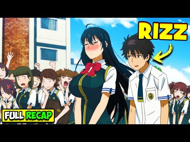 Lonely Boy Rizz The Most Popular Girl In His School | Anime Recap