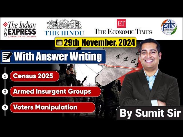 29 November 2024 Editorial Discussion | NRIC, Armed Insurgencies, Voters Manipulation